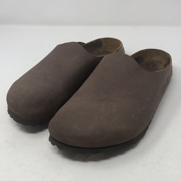 Birkenstock Shoes - Birkenstock “Birk’s” Chocolate Brown Suede Leather Mules Clogs